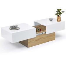 Table basse coulissante