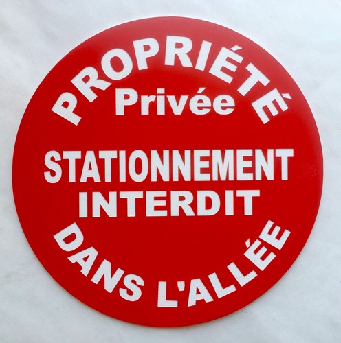 Panneau propriete privée - propriete,