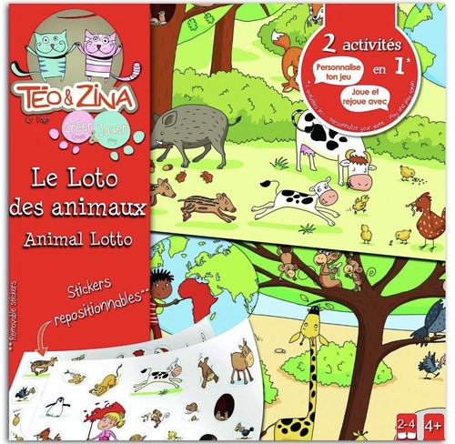Loto des animaux - , jeu