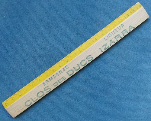 Ancienne règle bois - règle, en