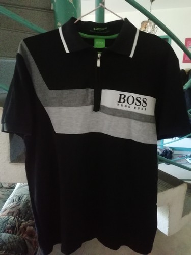 Polo noir taille - s, hugo