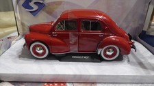 Renault 4CV rouge, Portes AV ouvrables, Solido 1/18
