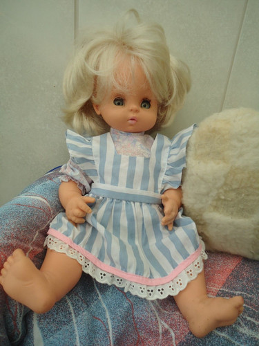 Ancienne poupee ratti blonde - ancienne,