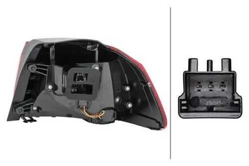 Feu arrière gauche led 2sd - arrière,