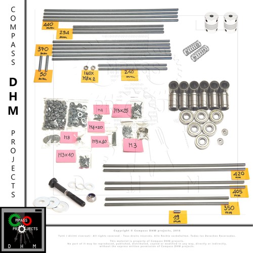 Hardware kit prusa barres - hardware,