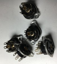  Radio TSF lot de 5 supports pour tubes miniatures 7 broches