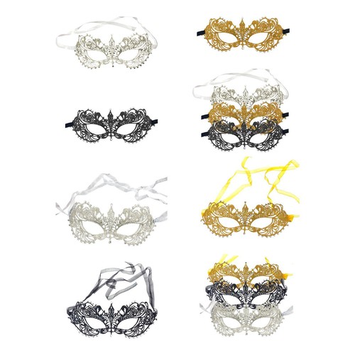 Masque dentelle demi - masque, en