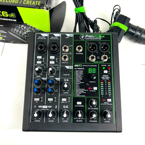 Mackie profx6v3 channel - mackie, 6-channel