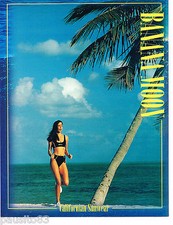 PUBLICITE ADVERTISING 065  1996  BANANA MOON   CALIFORNIA SUNWEAR maillots de ba