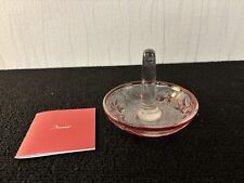 Baguier modèle églantier en cristal de Baccarat