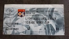 LYON OL AJAX AMSTERDAM TICKET
