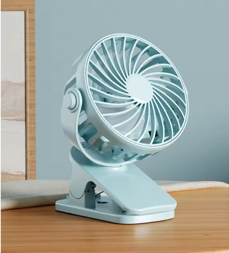 Mini ventilateur bleu portable