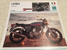 Carte moto Laverda 1200 1978 collection atlas motorcycle Italie