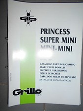 GRILLO motobineuse PRINCESS - PRINCESS MINI - MINI MINI : catalogue pièces 1997