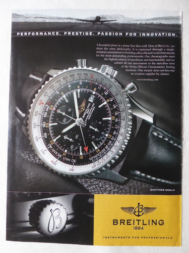 2005 pub montre breitling - pub,