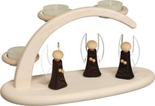 Arc En Bois Avec Anges Et