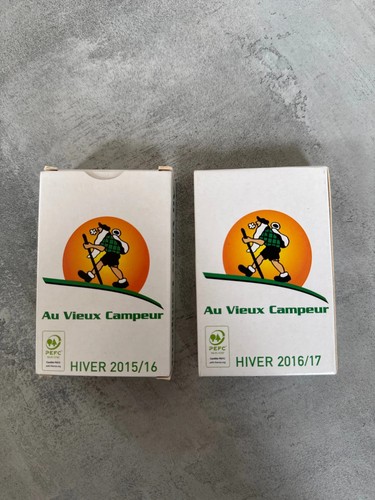 Lot deux jeux cartes au - de,