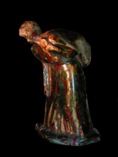 TRÈS RARE SCULPTURE by PIERRE-ADRIEN DALPAYRAT ( 1844 -1910 ) LA MAISON MODERNE