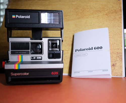 Vintage polaroid camera - vintage,