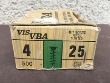 Anciennes vis à bois / Tête fraisée / Fendue / 4 x 25 / Quincaillerie