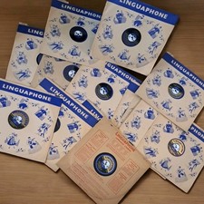 Collection Vintage Linguaphone 15 Disques Vinyles – Méthode d'Apprentissage 