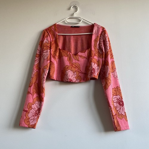 Zara crop top - zara, m