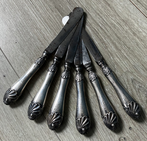 Lot anciens couteaux beurre - couteaux,