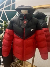 Doudoune Nike Storm-FIT Homme Noir & Rouge – Taille XL – Neuve avec étiquette