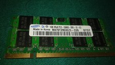 MEMOIRE RAM 1 GB Ordinateur Portable Samsung PC2 5300S M470T2953EZ3-CE6