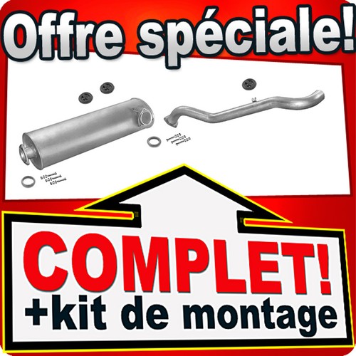 échappement pour 28 35 - pour, vw