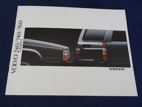 Catalogue volvo 240 740 - catalogue,