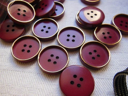 Lot boutons rouge - boutons,