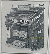 PUBLICITE L'ORGUE ESTEY ORGUE