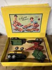 Rare Jouet FJ Camion Remorque Les Grands Routier En Boite Jaune Style Cij Jep