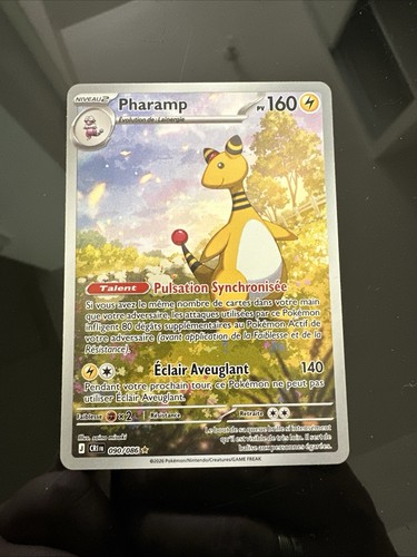 Carte pokémon pharamp - carte,