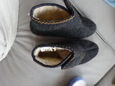 PANTOUFLE D'HIVER CHAUSSON CHAUDE  FOURRURE DE MOUTON P 38 NEUVE