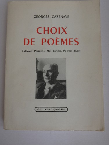 Cazenave choix de - cazenave, (georges)