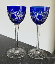 2 Verres Roemers En  Cristal