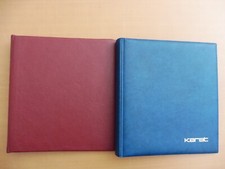 2 CLASSEURS VIDE POUR MONNAIES  OU AUTRES FORMAT 21X23 CM -  BON ETAT