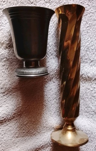 Timbale étain soliflore - Étain,
