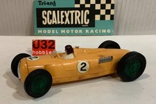Slot Car SCX Triang Scalextric C-71 Auto Union Type C #2 Jaune