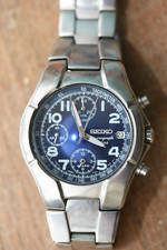 SEIKO    2004   CHRONOGRAPHE      100 m       DANS SON COFFRET