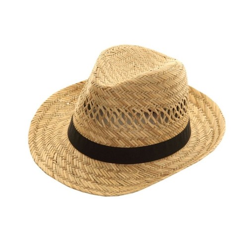 Paille fedora chapeau l - chapeau, s/m/l