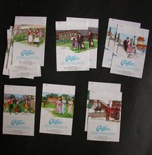 SUISSE lot 12 papiers CHOCOLAT