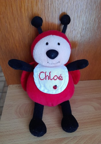 Doudou coccinelle dmc - doudou, bavoir