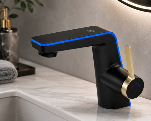 Robinet lavabo led - robinet,