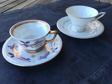 Tasses porcelaine de vienne et