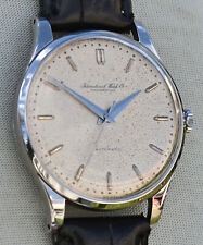 Beau Et Rare Montre Acier D'Époque Ans '50 IWC Automatique Calibre 852