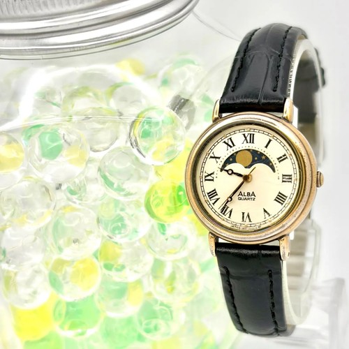 Seiko alba ladies watch moon - ladies,