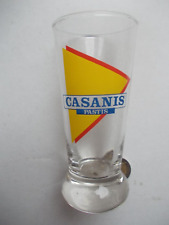 Superbe verre petite flûte CASANIS PASTIS 1970 hauteur 12,5 cm anis idem Ricard
